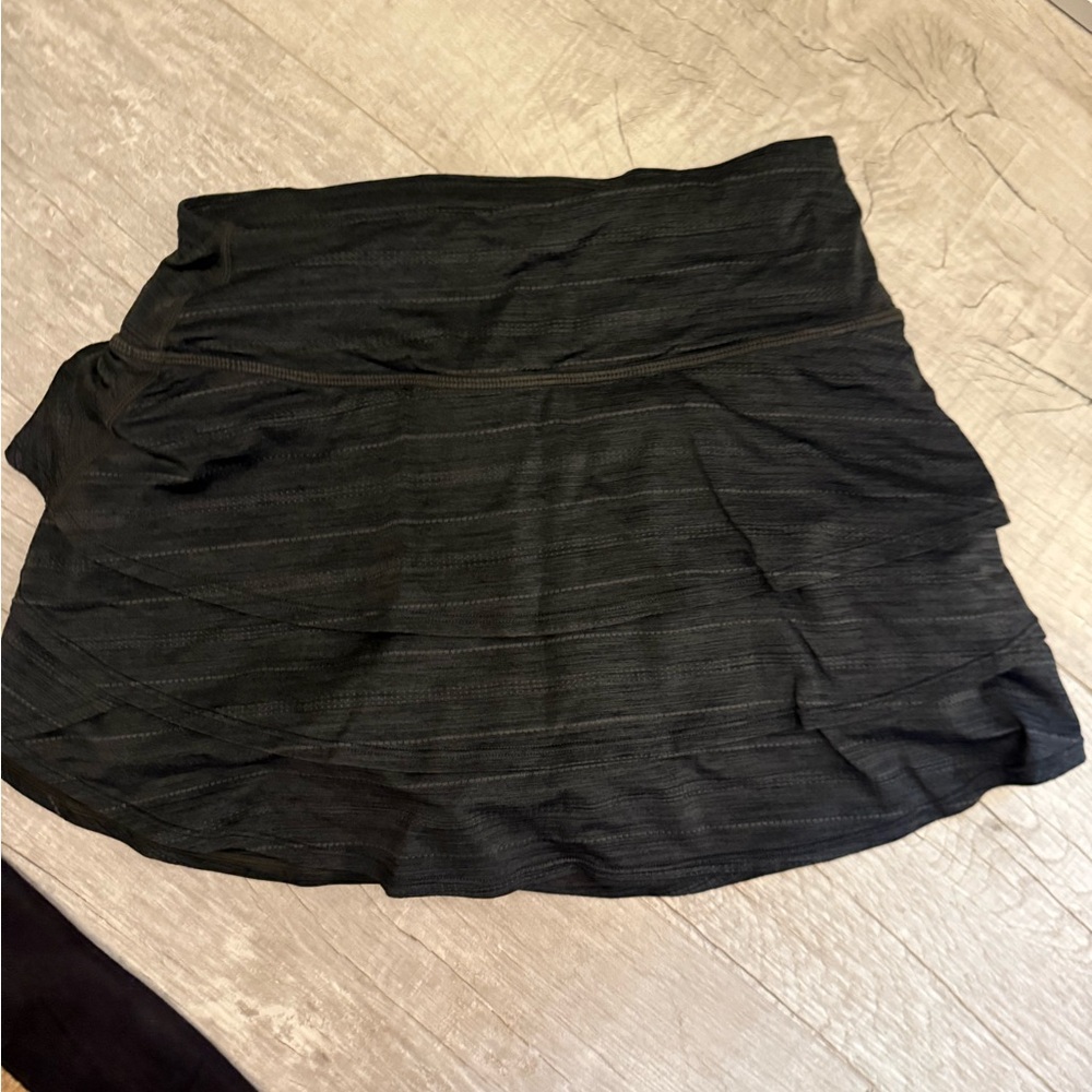 Athleta Black/gray workout Mini Skirt Athletic